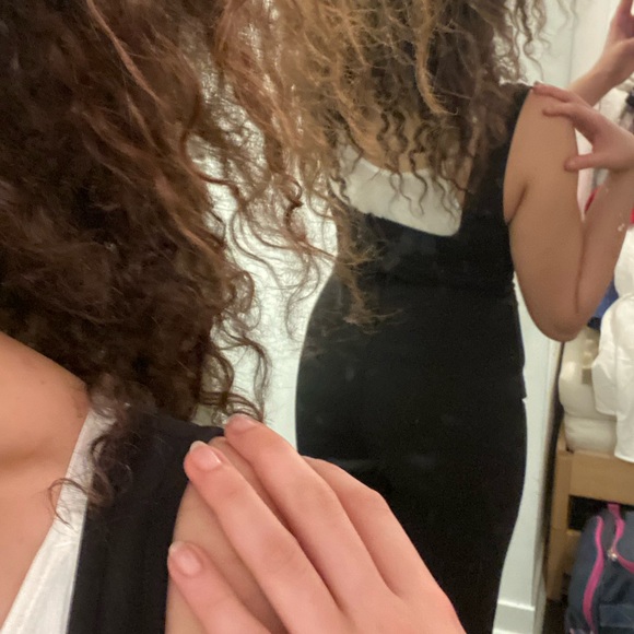 Black jumpsuit with wide neck - Picture 2 of 2